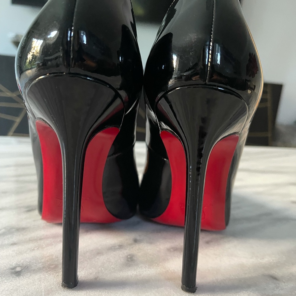 Black Christian Louboutin heels